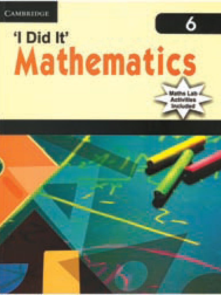 Cambridge I Did it Math Book 6