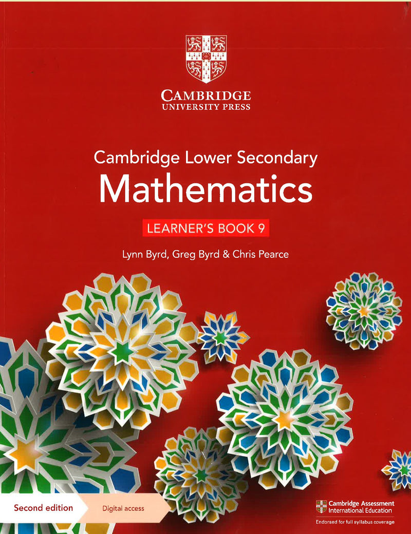 Cambridge Lower Secondary Mathematics Learner's Book 9 with Digital Access (1 Year)